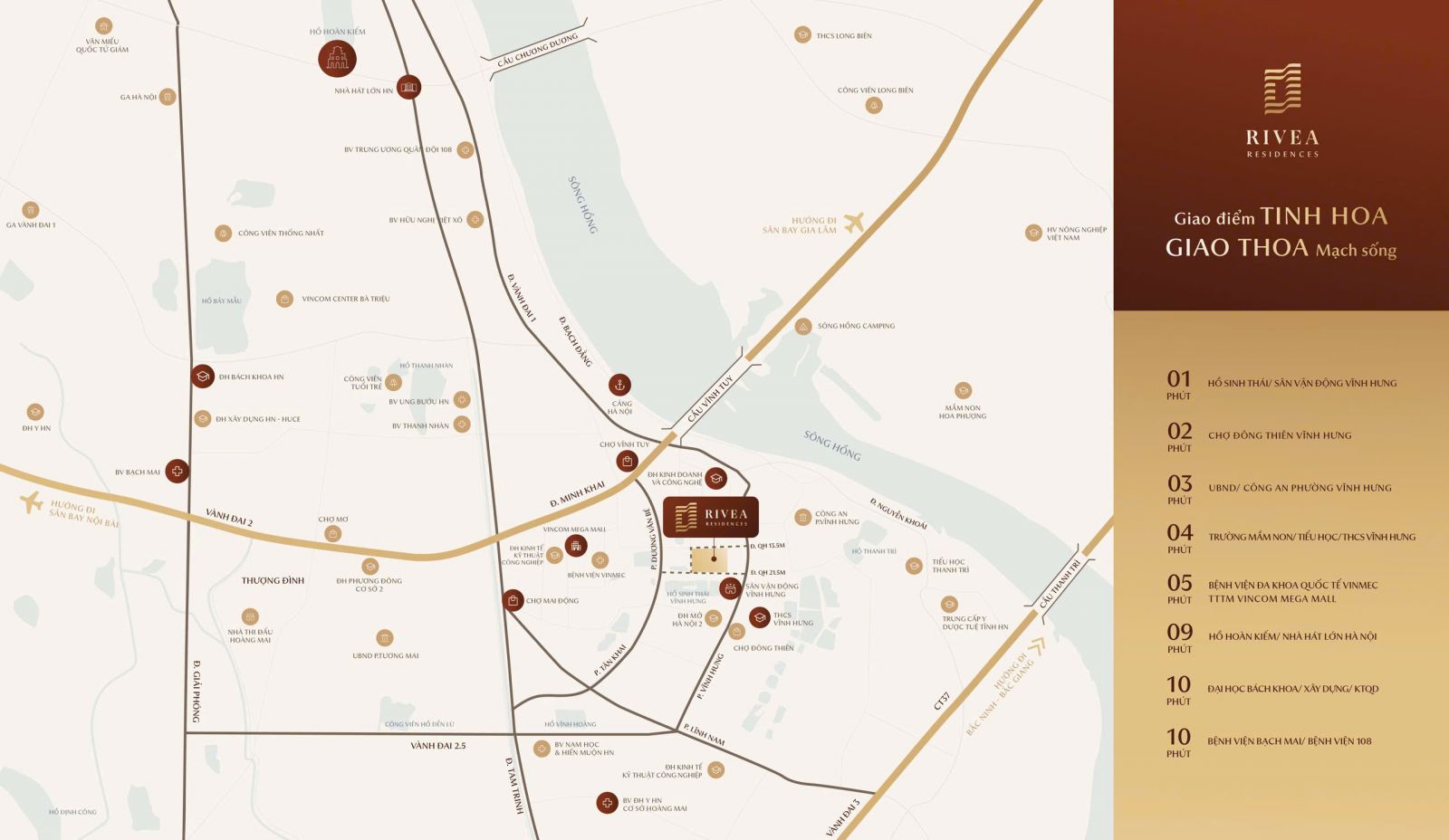 VỊ TRÍ CHUNG CƯ RIVEA HÀ NỘI