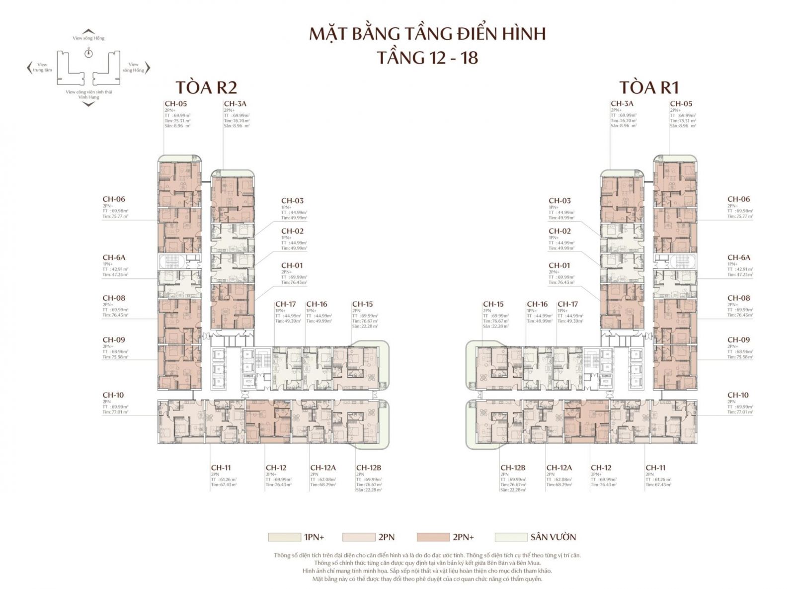 mặt bằng chung cư Rivea Hà Nội