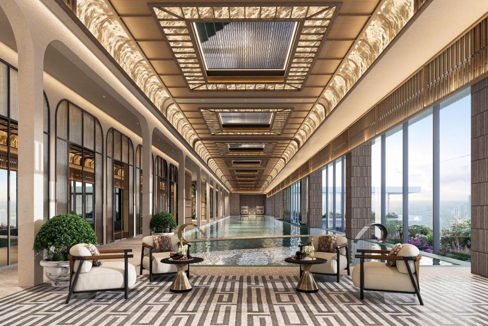 tiện ích bể bơi Rivea Hà Nội